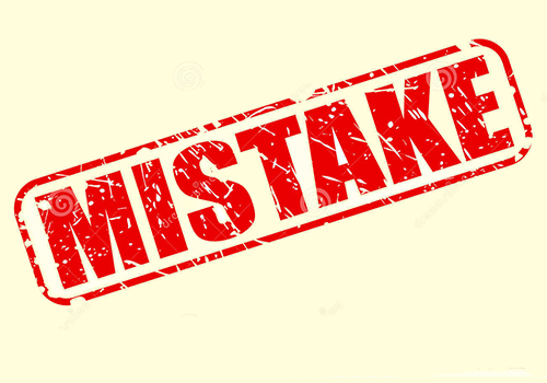 Misstake